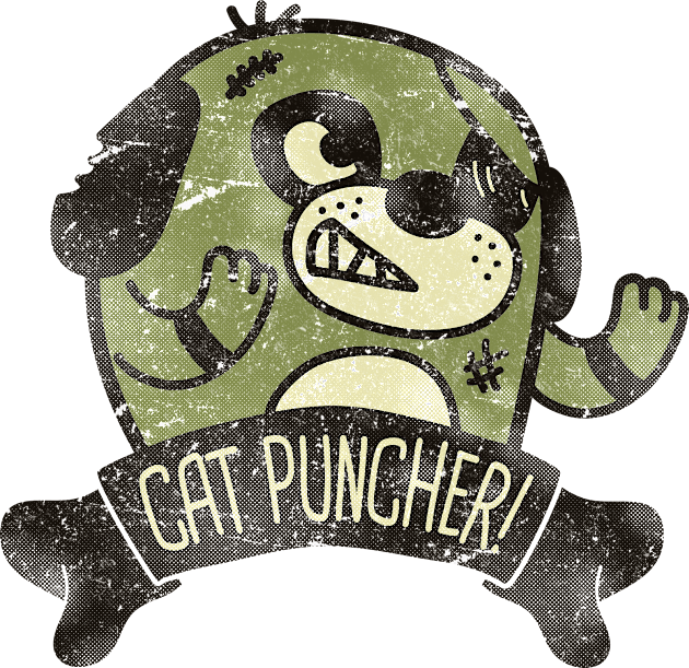 CAT PUNCHER YEAH! Kids T-Shirt by BeanePod