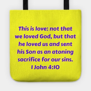 Bible Verse 1 John 4:10 Tote