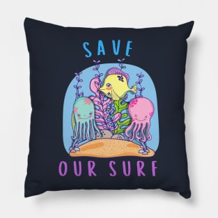 Save Our Surf Pillow