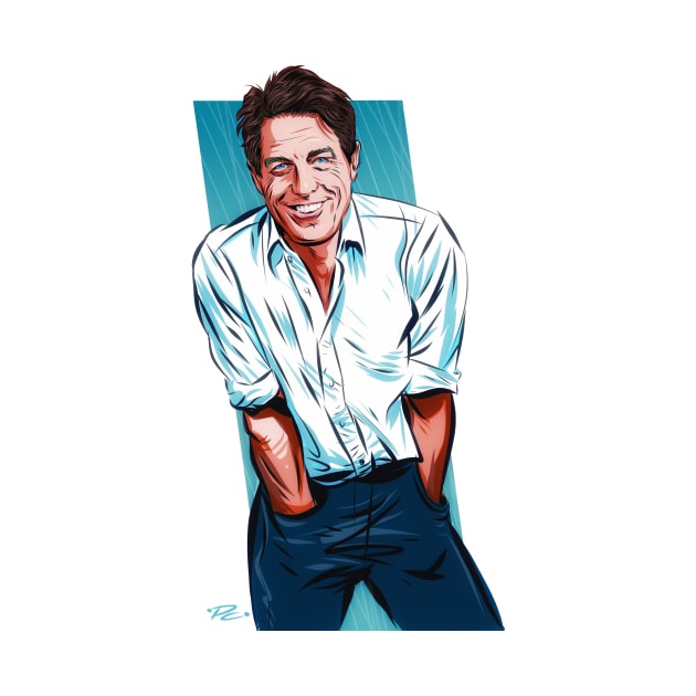 Hugh Grant - An illustration by Paul Cemmick by PLAYDIGITAL2020