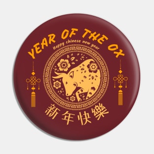 Chinese new year - Year of the ox Pin