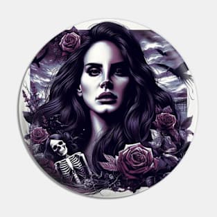 Lana Del Rey - Gothic Beauty Pin