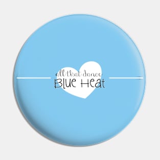 ATD heart Blue Heat Pin