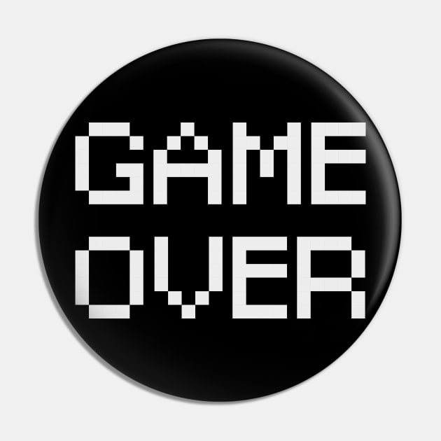 Game Over Pin by VEKTORKITA