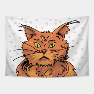 Angry Kitty Tapestry