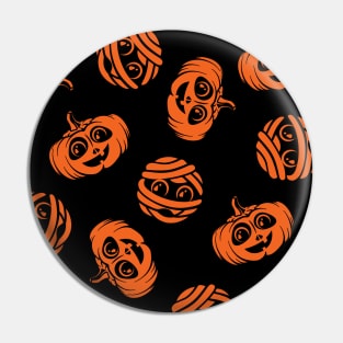 Cute Pumpkins and Mummy Heads Pin