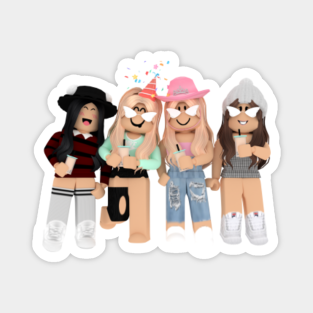 Roblox Character Head Magnets Teepublic - russian girl song roblox