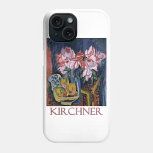 Pink Roses by Ernst Ludwig Kirchner Phone Case