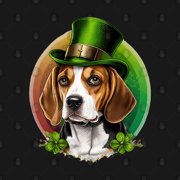 Beagle St Patrick's Day by JayD World