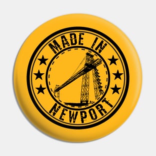 Made in Newport Wales, ransporter Bridge Pin