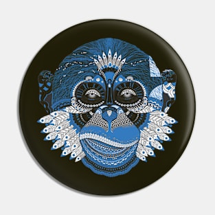 Monkey Face Pin