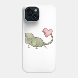 Iguana Love You Phone Case