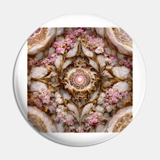 Ethereal rose IV Pin