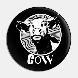 Punk Rock Cow Pin