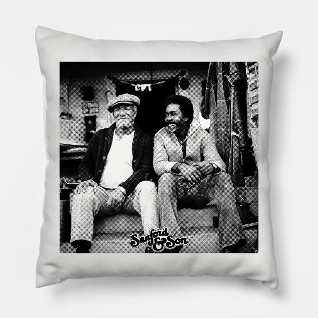 Sanford And Son Retro Vintage X Pillow by Bakul Jenang