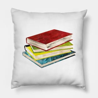 Pile of Books Pillow