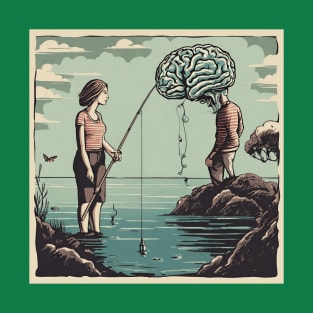 fishing in the brain T-Shirt