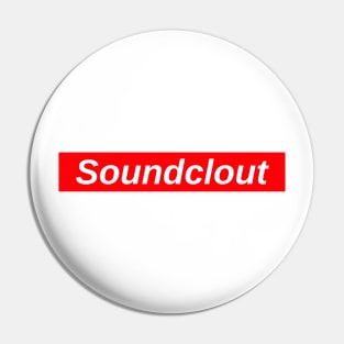 Soundclout // Red Box Logo Pin