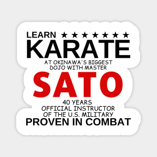 Learn Karate Sato Magnet