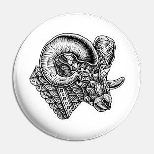 GOAT ORNAMEN Pin