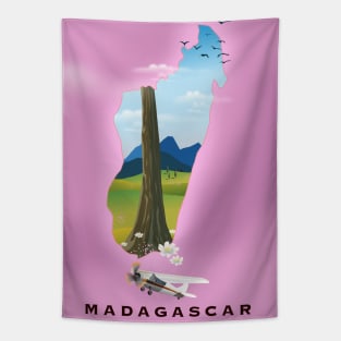 Madagascar Travel map Tapestry