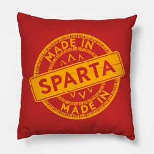 Made in Sparta Mono Pillow