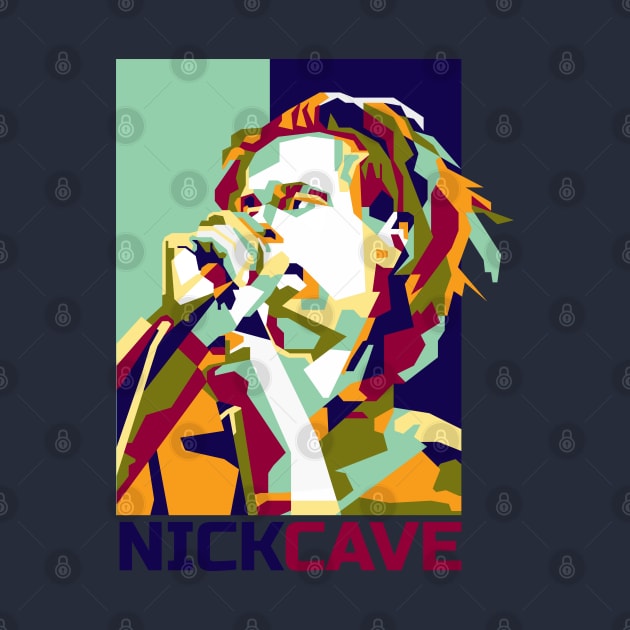 Abstract Nick Cave In WPAP by smd90