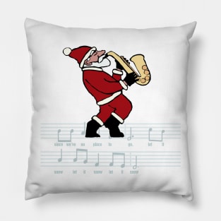 Swinging Santa - Sax Pillow