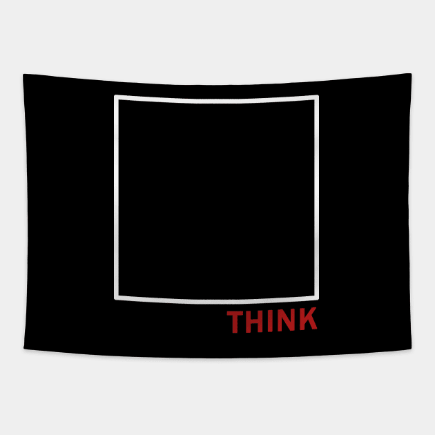 Think outside the box Tapestry by valentinahramov