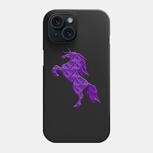 Purple Magical Rearing Unicorn Phone Case