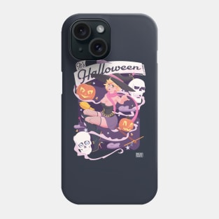 Flat Art Kouhai-Chan Witch Halloween 2021 Phone Case