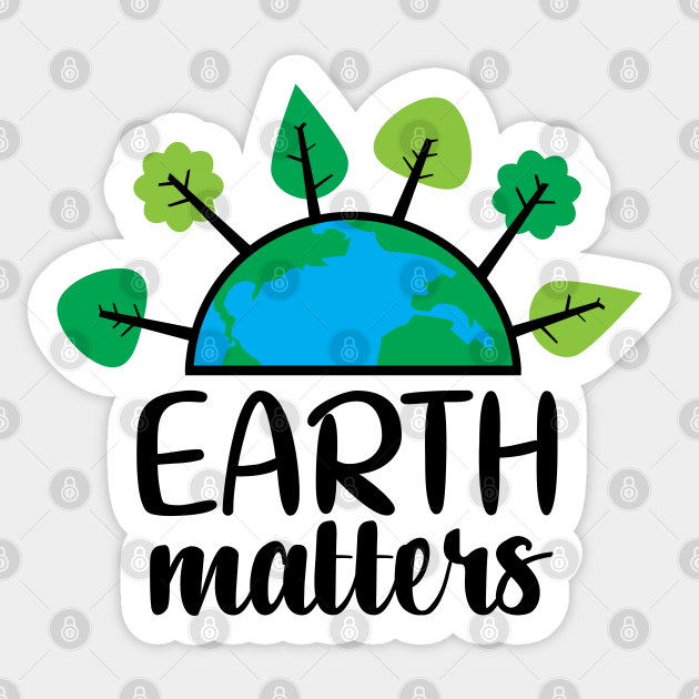 Earth matters. Save the Planet svg.