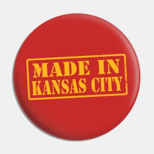 Made in Kansas City Missouri - stamp 2.0 Pin