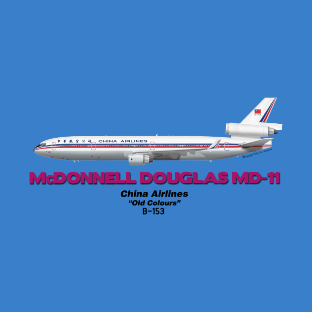 McDonnell Douglas MD-11 - China Airlines "Old Colours" by TheArtofFlying