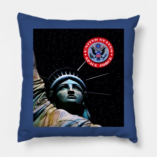 USSF and lady liberty Pillow