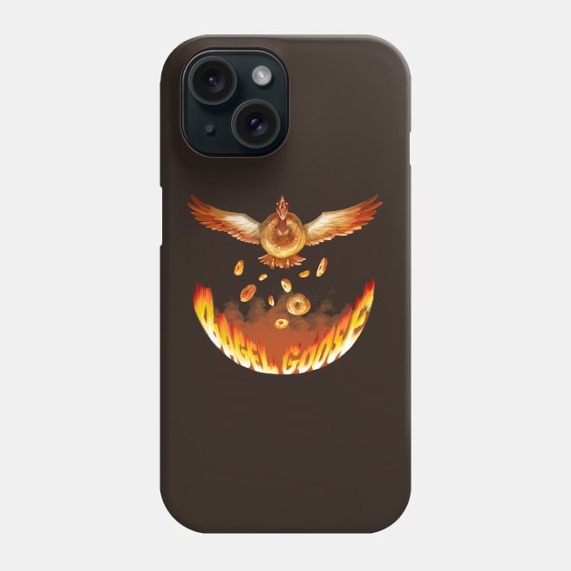 Bagel Goose Phone Case by rondanchan