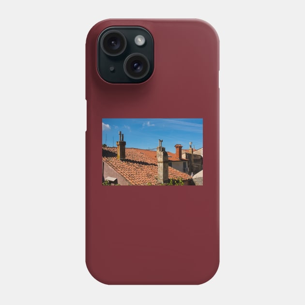 Rooftops in Piran, Slovenia Phone Case by jojobob