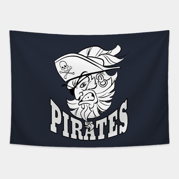 Pirates Mascot Tapestry by Generic Mascots