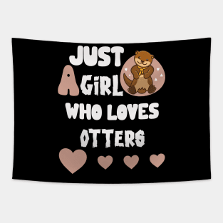 Otter gifts for otter lovers ,her Otter half Tapestry