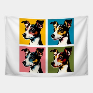 Rat Terrier Pop Art - Dog Lover Gifts Tapestry