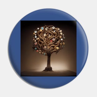 Yggdrasil World Tree of Life Pin