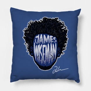 jalen suggs player silhouette Pillow