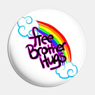 Free Brother Hugs Pin