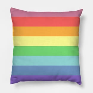 8-Color Pastel Pride Flag Pillow