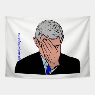 Fauci Facepalm Tapestry