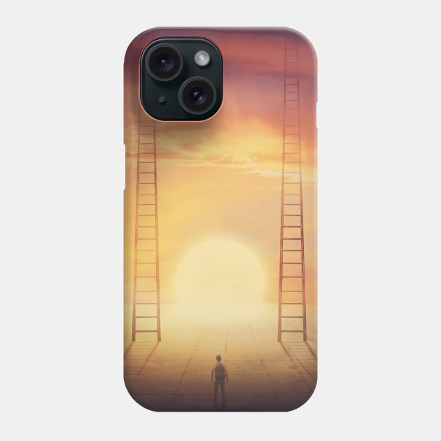 choose the ladder to paradise Phone Case by psychoshadow