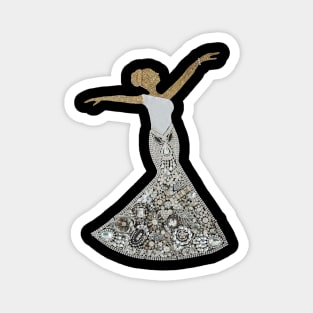 Jewelry Ballroom Dress Magnet