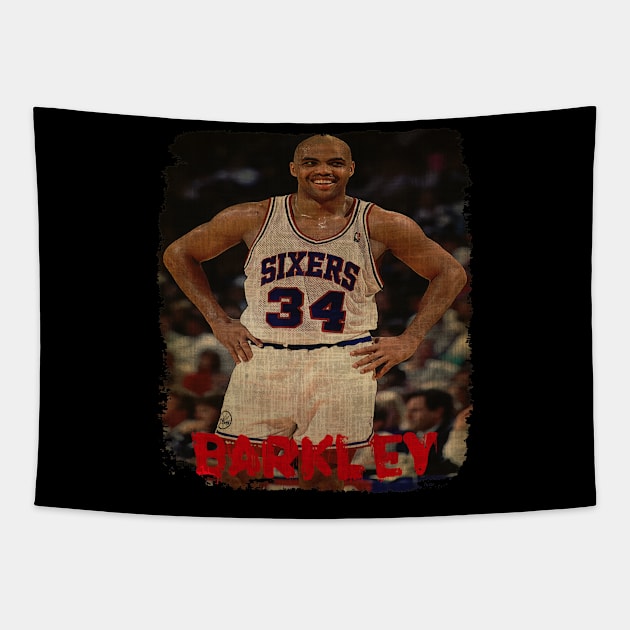 Charles Barkley Vintage Tapestry by CAH BLUSUKAN