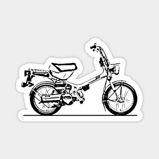 NC50 Express Motorcycle Sketch Art Magnet