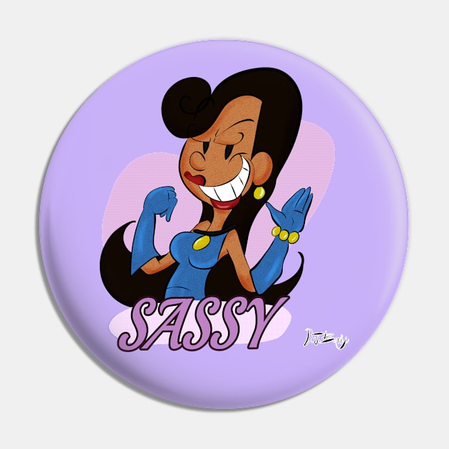 Sassy Henrietta Pin by D.J. Berry